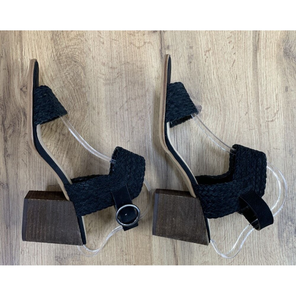 Vince Camuto Womens Kolema Block Heel Sandal Shoes Strap back Black  Size US 9M - Picture 11 of 16